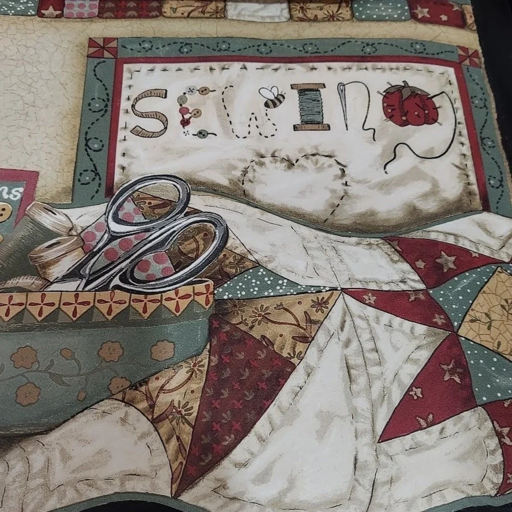 4 Rolls Imperial Leslie Beck Sewing Quilting Wallpaper‎ Border  Prepasted 172901